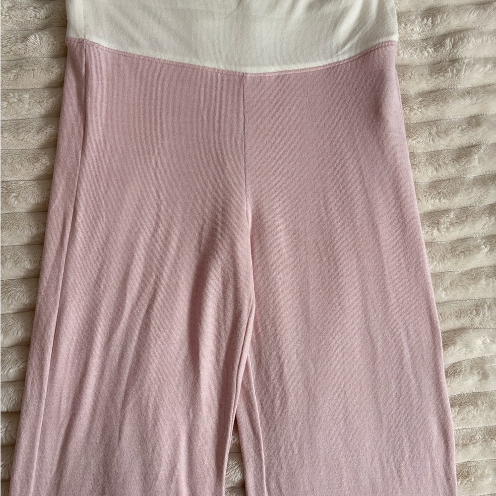 Hollister Pink and Cream Sleepwear